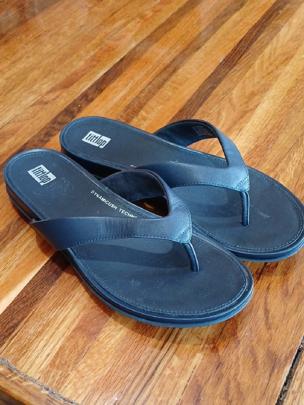 Fitflop Leather Thong Sandals - 7